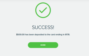 MoneyPak Deposit Success - $500 has been successfully deposited to the card - usd-moneypak.com